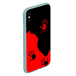 Чехол iPhone XS Max матовый WE KNOW RED LOGO, цвет: 3D-мятный — фото 2