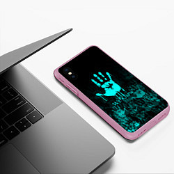 Чехол iPhone XS Max матовый WE KNOW NEON LOGO, цвет: 3D-розовый — фото 2