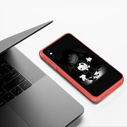 Чехол iPhone XS Max матовый BENDY - БЕНДИ ИГРА, цвет: 3D-красный — фото 2