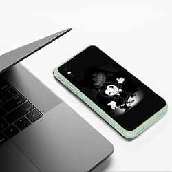 Чехол iPhone XS Max матовый BENDY - БЕНДИ ИГРА, цвет: 3D-салатовый — фото 2