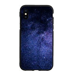 Чехол iPhone XS Max матовый Night sky, цвет: 3D-черный