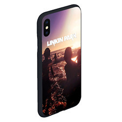 Чехол iPhone XS Max матовый Linkin Park - One More Light, цвет: 3D-черный — фото 2