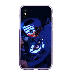 Чехол iPhone XS Max матовый POPPY PLAYTIME BLUE ПОППИ ПЛЕЙТАЙМ, цвет: 3D-светло-сиреневый