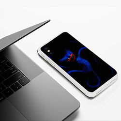 Чехол iPhone XS Max матовый POPPY PLAYTIME - ИГРУШКА ХАГГИ ВАГГИ, цвет: 3D-белый — фото 2