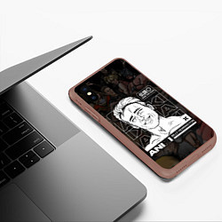 Чехол iPhone XS Max матовый BILLY HERRINGTON ANIKI, цвет: 3D-коричневый — фото 2