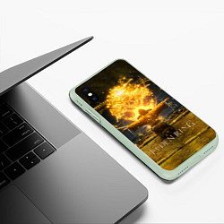 Чехол iPhone XS Max матовый Elden Ring - Маг, цвет: 3D-салатовый — фото 2