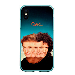 Чехол iPhone XS Max матовый Queen - The Miracle, цвет: 3D-мятный