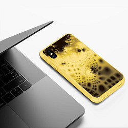 Чехол iPhone XS Max матовый Коллекция Journey Желтый 588-4, цвет: 3D-желтый — фото 2