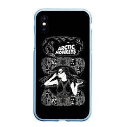 Чехол iPhone XS Max матовый Arctic monkeys Art