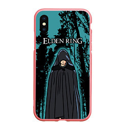 Чехол iPhone XS Max матовый Elden Ring Кольцо Элдена, цвет: 3D-баблгам