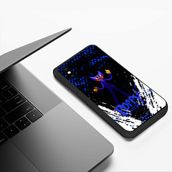 Чехол iPhone XS Max матовый Poppy Playtime - Монстр Поппи, цвет: 3D-черный — фото 2