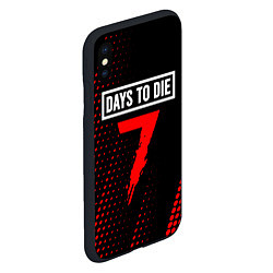 Чехол iPhone XS Max матовый 7 DAYS TO DIE Полутона, цвет: 3D-черный — фото 2