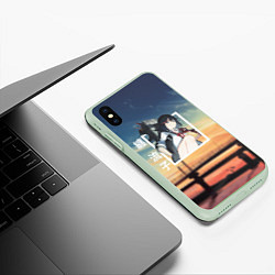 Чехол iPhone XS Max матовый Убей или умри Kill la Kill, Рюко Матой, цвет: 3D-салатовый — фото 2