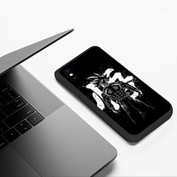 Чехол iPhone XS Max матовый Dragon Ball Драконий жемчуг, цвет: 3D-черный — фото 2