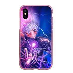 Чехол iPhone XS Max матовый Gojo Satoru Jujutsu Kaisen