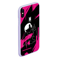 Чехол iPhone XS Max матовый JUNGKOOK PINK EDITION ДЖОНГУК, цвет: 3D-светло-сиреневый — фото 2