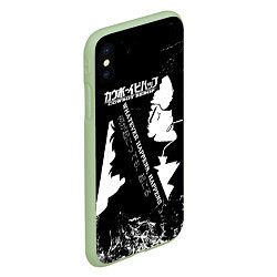 Чехол iPhone XS Max матовый Ичиго, Бякуя, Тосиро и Гин - Bleach, цвет: 3D-салатовый — фото 2