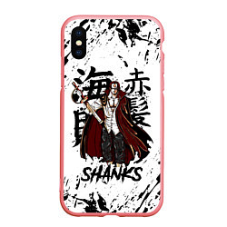 Чехол iPhone XS Max матовый SHANKS ONE PIECE, цвет: 3D-баблгам