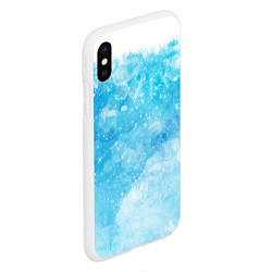 Чехол iPhone XS Max матовый Морозко 2022, цвет: 3D-белый — фото 2