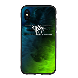 Чехол iPhone XS Max матовый Stray: Green