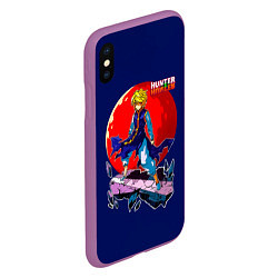 Чехол iPhone XS Max матовый Hunter x Hunter - Kurapika, цвет: 3D-фиолетовый — фото 2