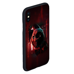 Чехол iPhone XS Max матовый Мундроп FNAF Security Breach, цвет: 3D-черный — фото 2