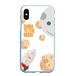 Чехол iPhone XS Max матовый Shiba crypto