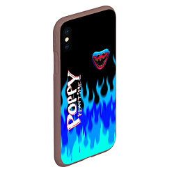 Чехол iPhone XS Max матовый Poppy Playtime - Fire, цвет: 3D-коричневый — фото 2