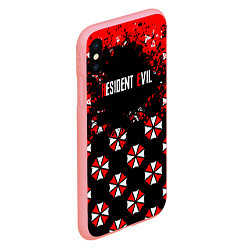 Чехол iPhone XS Max матовый Umbrella Corporation Pattern, цвет: 3D-баблгам — фото 2