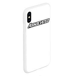Чехол iPhone XS Max матовый Team Assotiated RC, цвет: 3D-белый — фото 2