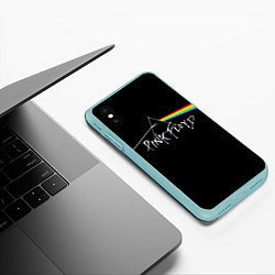 Чехол iPhone XS Max матовый PINK FLOYD - ПИНК ФЛОЙД, цвет: 3D-мятный — фото 2