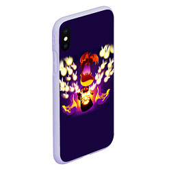 Чехол iPhone XS Max матовый RAYMAN LEGENDS РЭЙМАН, цвет: 3D-светло-сиреневый — фото 2