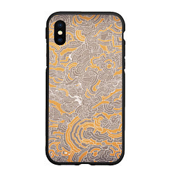 Чехол iPhone XS Max матовый Небесная механика, цвет: 3D-черный