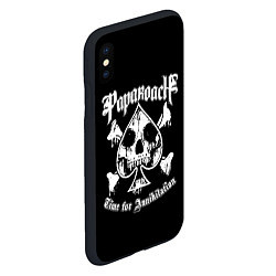 Чехол iPhone XS Max матовый Papa Roach, РОК, цвет: 3D-черный — фото 2