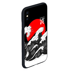 Чехол iPhone XS Max матовый Kisatsutai - Корпус бойни демонов, цвет: 3D-черный — фото 2