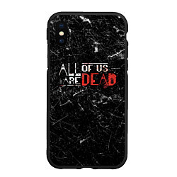 Чехол iPhone XS Max матовый Мы все мертвы - All of Us Are Dead