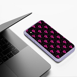 Чехол iPhone XS Max матовый Женский Знак Венеры, цвет: 3D-светло-сиреневый — фото 2
