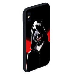 Чехол iPhone XS Max матовый Ghoul red line, цвет: 3D-черный — фото 2