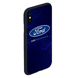 Чехол iPhone XS Max матовый FORD - PERFORMANCE, цвет: 3D-черный — фото 2