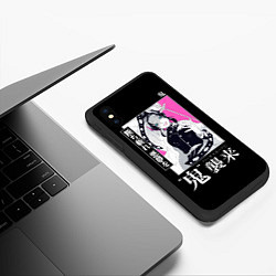 Чехол iPhone XS Max матовый Шинобу Кочо с мечом, цвет: 3D-черный — фото 2