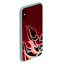 Чехол iPhone XS Max матовый ТОМА GENSHIN IMPACT, цвет: 3D-мятный — фото 2