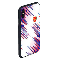 Чехол iPhone XS Max матовый Arsenal mikel arteta, цвет: 3D-черный — фото 2