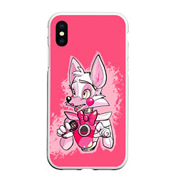 Чехол iPhone XS Max матовый Funtime Foxy