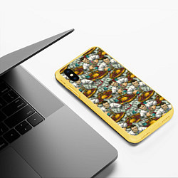 Чехол iPhone XS Max матовый Джекпот в Казино, цвет: 3D-желтый — фото 2