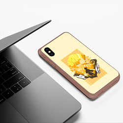 Чехол iPhone XS Max матовый ЗЕНИЦУ АГАЦУМА - КРД, цвет: 3D-коричневый — фото 2