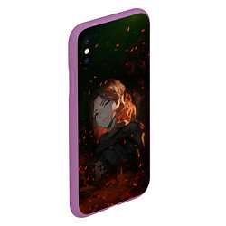 Чехол iPhone XS Max матовый Elden Ring Мелина, цвет: 3D-фиолетовый — фото 2