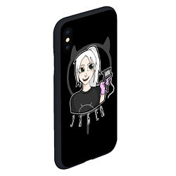Чехол iPhone XS Max матовый Девушка ведьма - забей, цвет: 3D-черный — фото 2