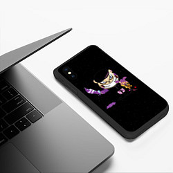 Чехол iPhone XS Max матовый Фараон Карамель Обложка Pharaoh Candy, цвет: 3D-черный — фото 2