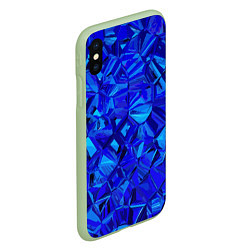 Чехол iPhone XS Max матовый Fashion pattern, цвет: 3D-салатовый — фото 2