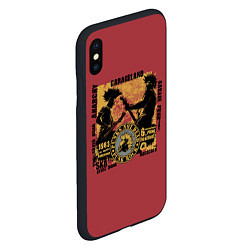 Чехол iPhone XS Max матовый Punk Rock Панки Живы, цвет: 3D-черный — фото 2